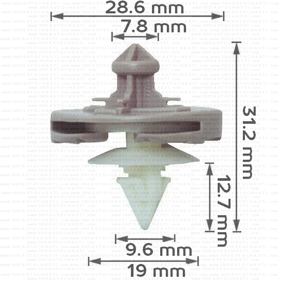 Копче крепеж за декоративен панел на вратата за VW 
