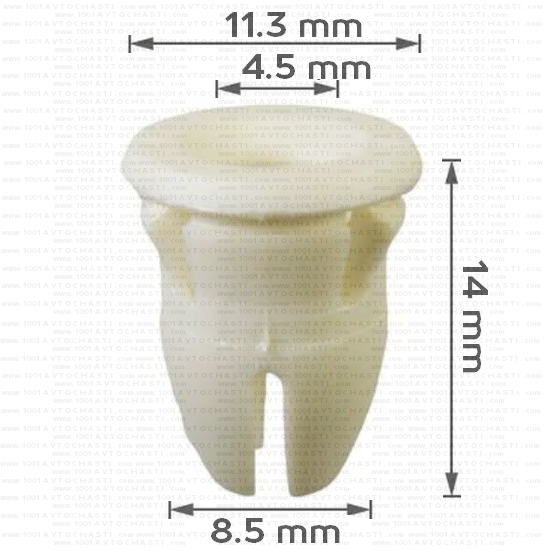 Гумичка основа за щипка за Mercedes Кlassa E 