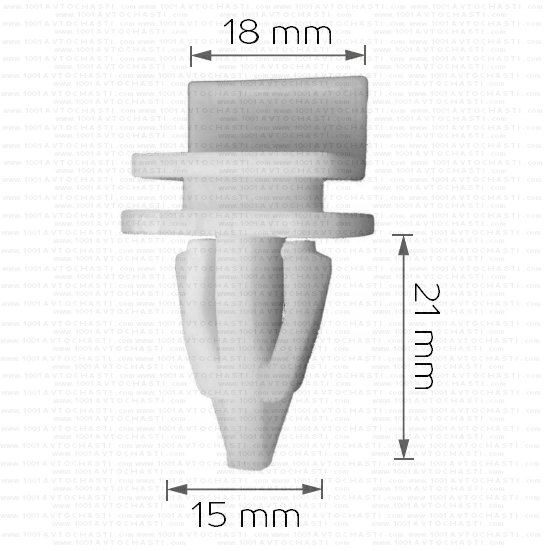Щипка крепеж за монтиране на външни прагове  на Honda 