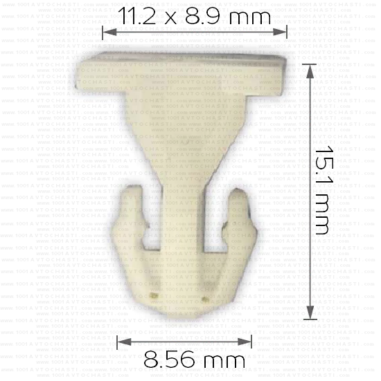 Клипс крепеж праг под вратите и лайстна преден калник за Mercedes klasa С и klasa Е 