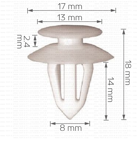 Щипка за странични панели капаци врати и елементи багажник за Pontiac 