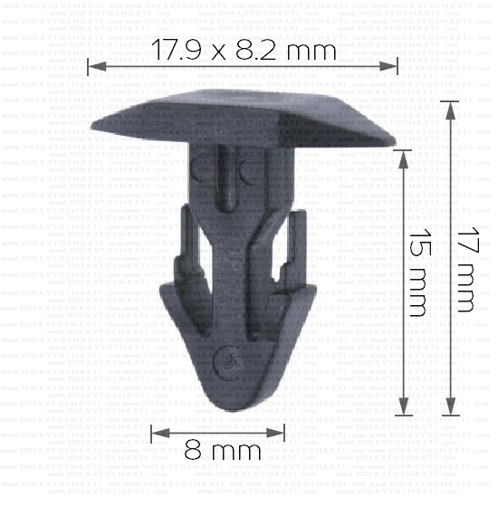 Щипка за гуменото уплътнение панел около чистачките и врати за Honda 