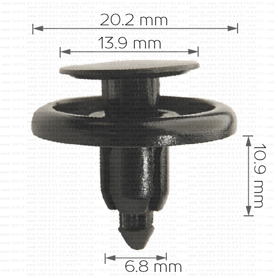 Щипка крепеж за калник задна броня капаци на двигателя Toyota 