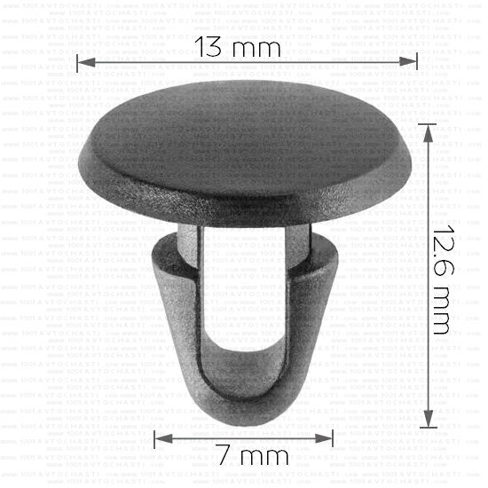Щипка крепеж за уплътнението на капака на двигателя и предните калници Toyota 