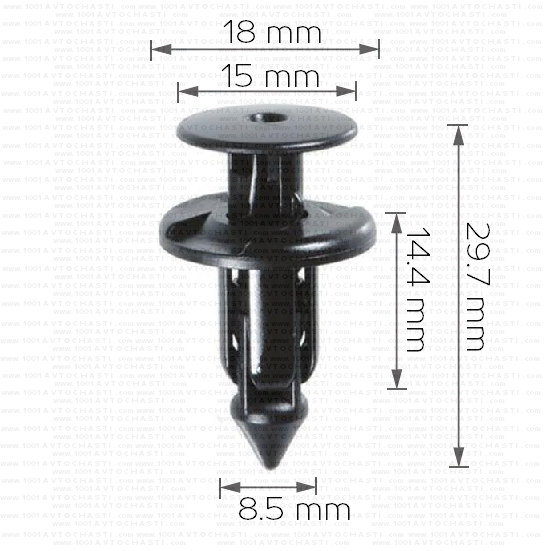 Щипка за прагове облицовки арки капаци прагове и калници на Toyota 
