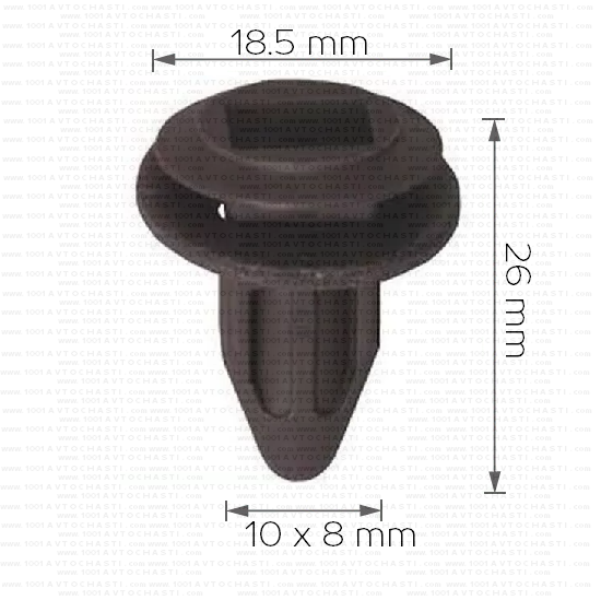 Щипка крепеж за елементи преден заден капак задна броня тапицерия люк и багажник за Universal 