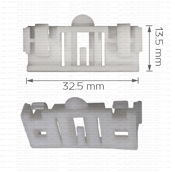 Щипка за покривна лента лайстна за Renault Clio 