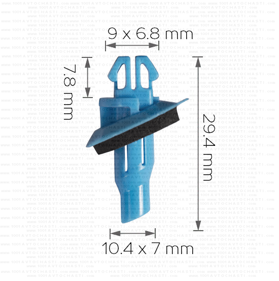 Щипка за подкалник и лайстни за автомобил Toyota Land Cruiser 