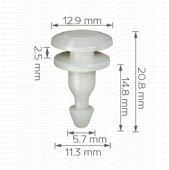 Щипка крепеж за подкалник за Nissan 