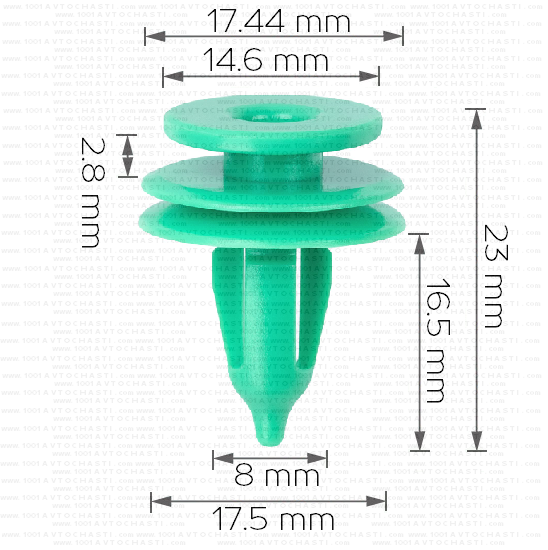 Щипка крепеж кора врата странични панели и капаци за Plymouth 