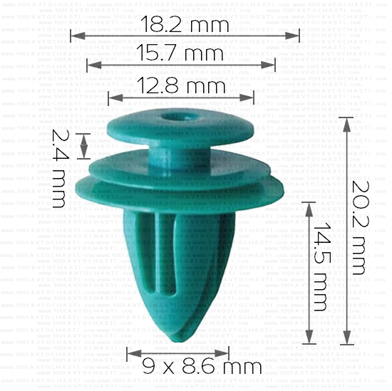 Щипка крепеж  кора врата и тапицерия в багажник за Toyota 