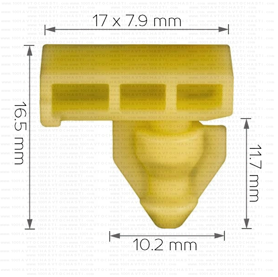 Щипка крепеж за лайстна калник за Nissan 