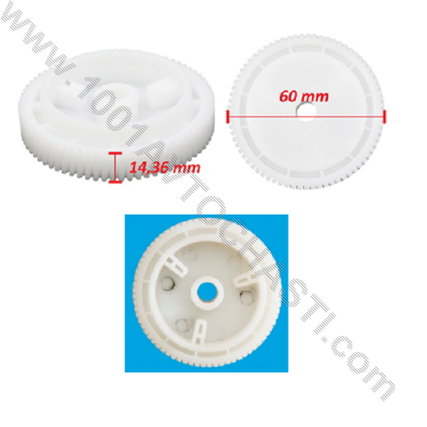 AVR-6009 Ролка моторче 60.00 мм. Универсална.