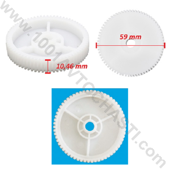 AVR-6011 Ролка моторче 59  мм.Универсална.