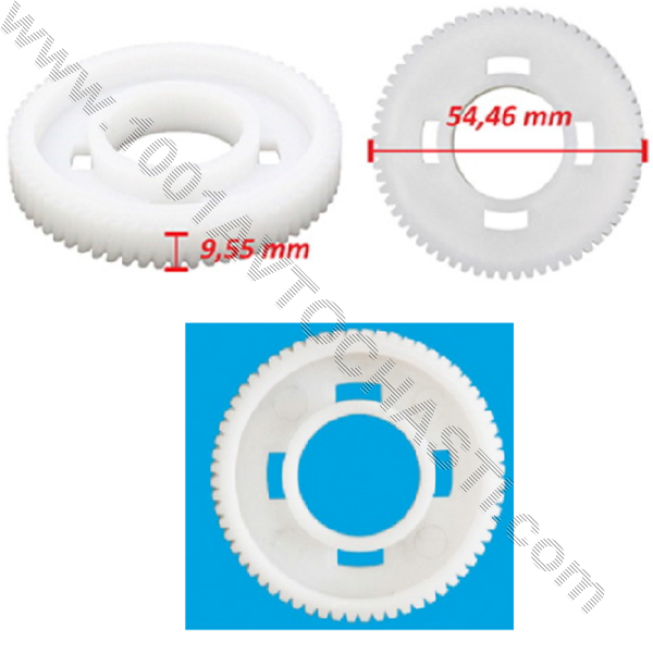 AVR-6013 Ролка моторче 54.46 мм.Универсална.