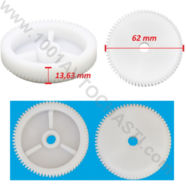 AVR-6022 Ролка моторче 62.00 мм.Универсална.