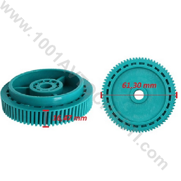 AVR-6051 Ролка моторче 61.40 мм за стъклоподемник на автомобили Citroen Fiat Peugeot УНИВЕРСАЛНИ ЧАСТИ