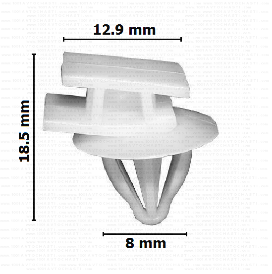 KD1481 Щипка външни прагове за Volvo S60 V70 S80 XC70