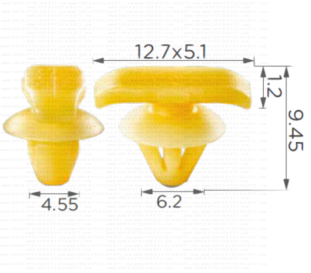 KD1495 Щипка уплътнение врата за VW