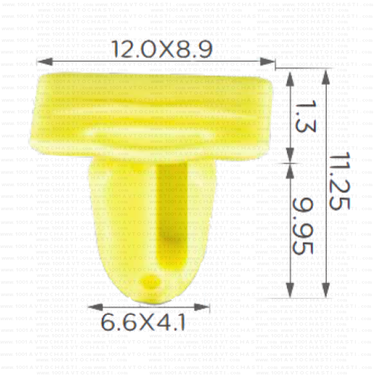 KD1496 Щипка вътрешни лайсни на прагове на врати BMW