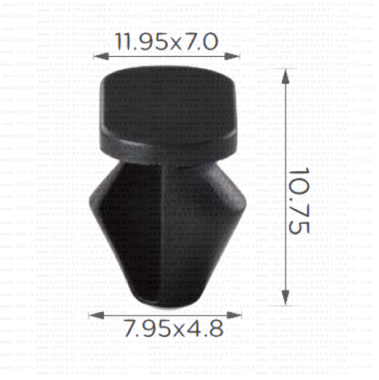 KD1498 Щипка уплътнение врата Peugeot