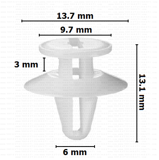 KD1532 Щипка за панели и странично огледало Ford