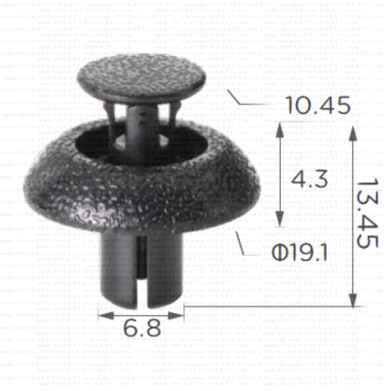 KD1542 Щипка панел пред предно стъкло шумоизолация капак Toyota
