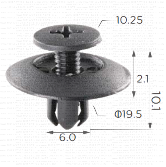 KD1554 Щипка за броня капаци аксесоари двигателен отсек Mazda