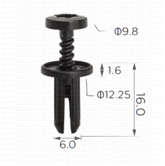 KD1560 Тапицерска щипка табло и кабина Renault