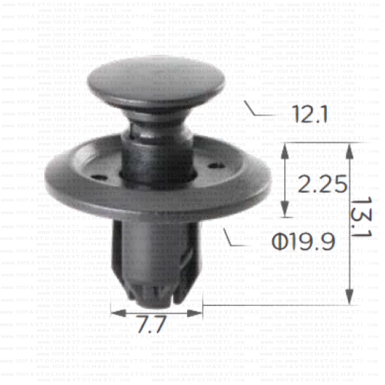KD1590 Щипка броня решетка чистачки калници Toyota
