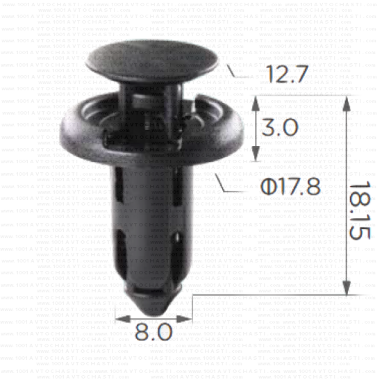 KD1591 Щипка лайстни праговете и двигателен отсек Tesla