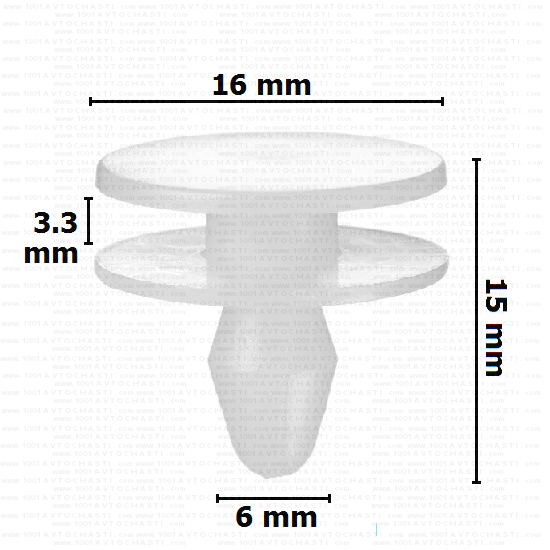 KD1604 Щипка праг под вратите BMW.