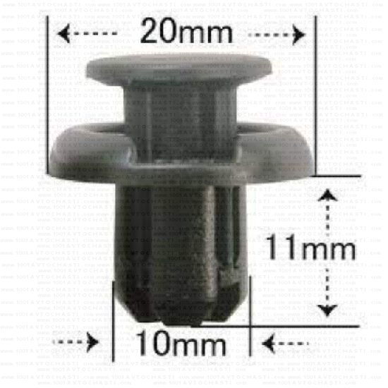 KD1632 Щипка броня и двигателен отсек Honda.