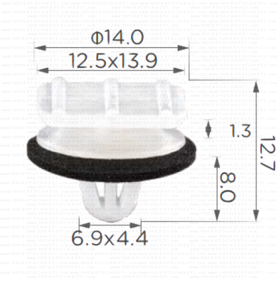 KD1678 Щипка триъгълен капак прозорец Honda