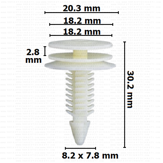 KD1681 Щипка панели колони в багажно Saturn