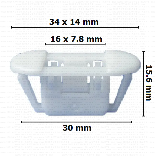 KD1729 Щипка вътршен праг врати Nissan