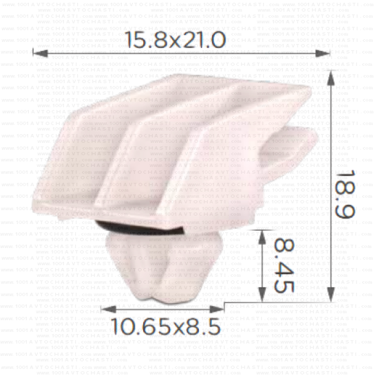 KD1753 Щипка праг под вратите Mercedes