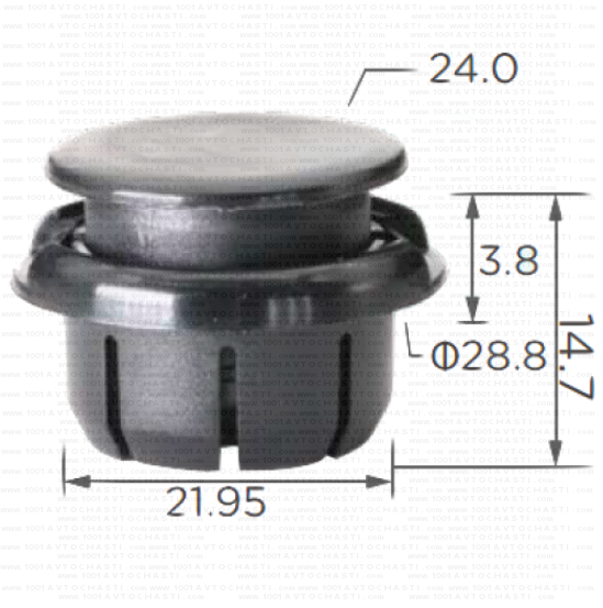 KD1756 Щипка тапа праг под вратите Toyota