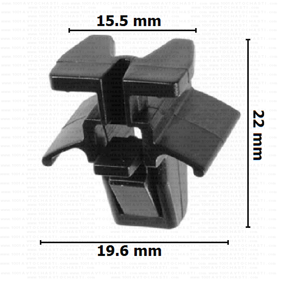 KD1779 Щипка декоративна решетка Subaru