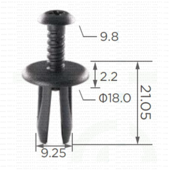 KD1799 Тапицерска щипка за Lancia