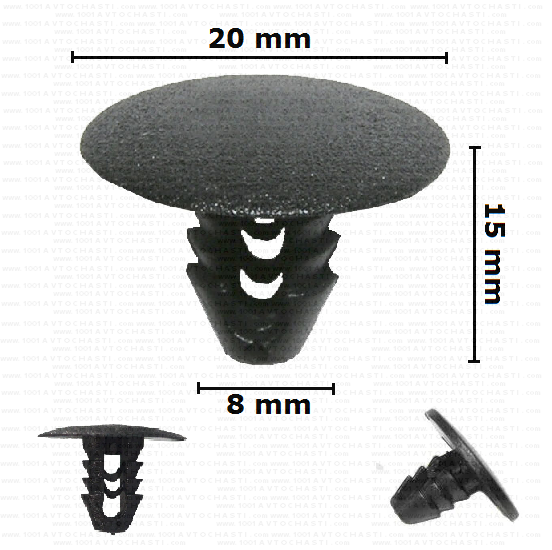 KD1801 Щипка кора двигател и тапицерия Lancia