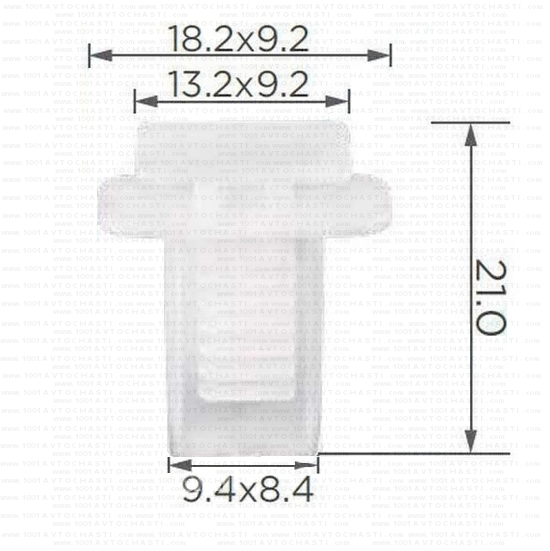 KD1803 Щипки капак задната седалка и предно стъкло Lancia