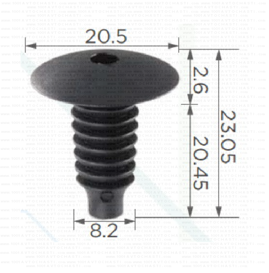 KD1812  Щипка шумоизолация капак за автомобили VW