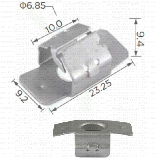 KD1856  Основа за винт за кора под двигателя Peugeot