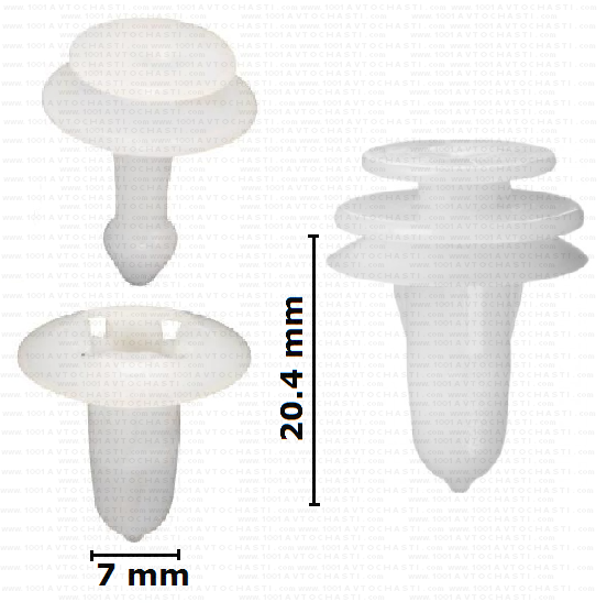 KD1876  Щипка и втулка крепеж панел врата Iveco