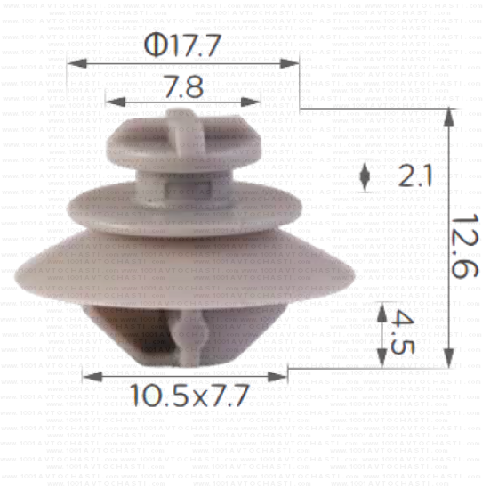 KD1918 Щипка ластни врата Peugeot