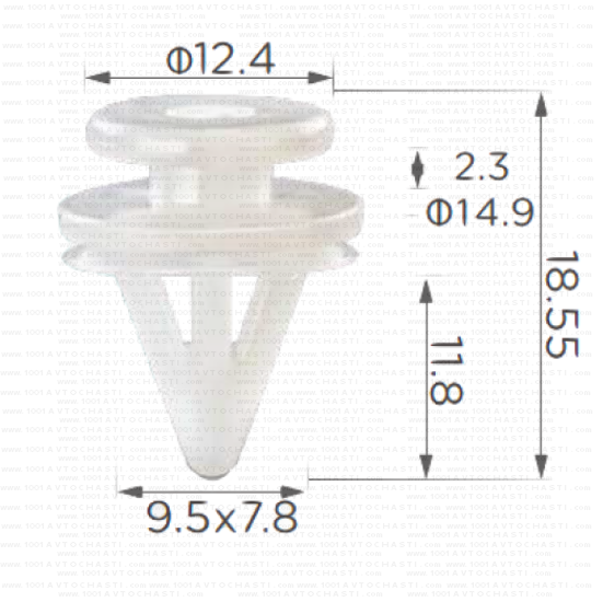 KD1920 Щипка панели врати и тапицерия Volvo