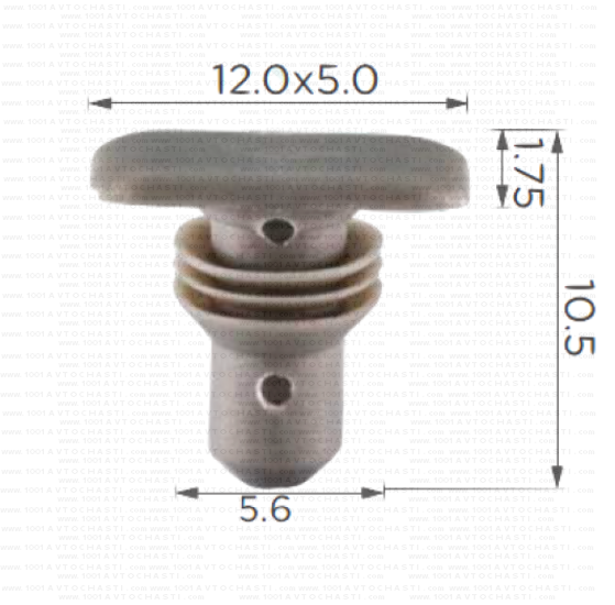 KD1936 Щипка уплътнение врата VW