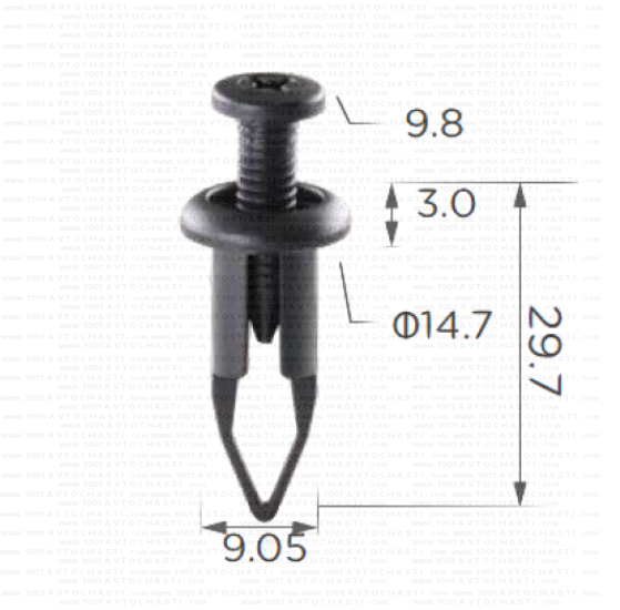 KD1939 Щипка броня спойлер капаци под двигателя Toyota
