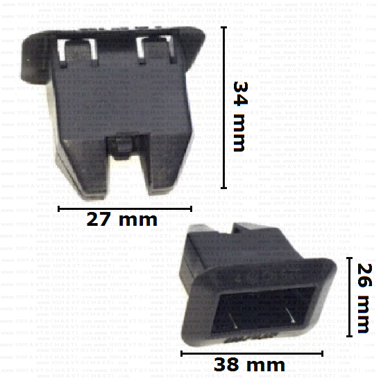 KD1961 Щипка задна седалка VW